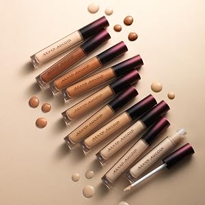 Weightless, medium coverage corrector that conceals, highlights, perfects, and blurs imperfections