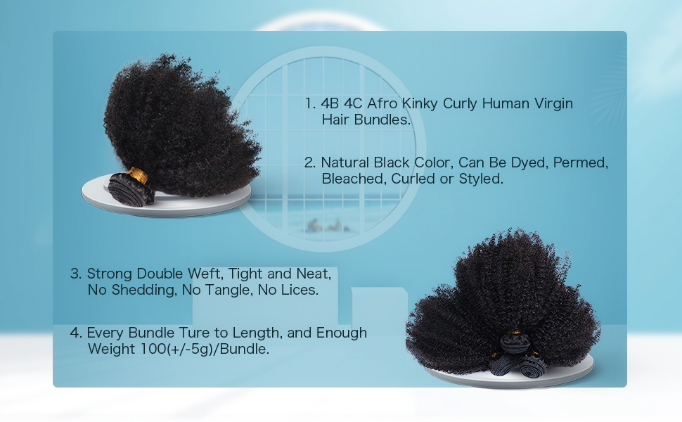 kinky curly bundles