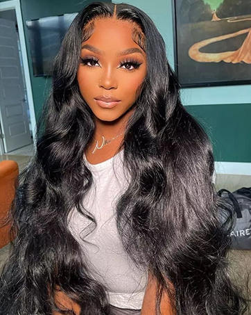 100% Human Hair Lace Front Wig