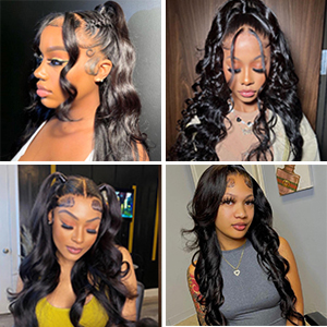 13x4 Body Wave Lace Front Wigs Gluless Wig