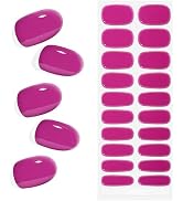 Semi Cured Gel Nail Stickers Salon-Quality Semicured Gel Nail Wraps Long Lasting Semi-Cured Gel N...