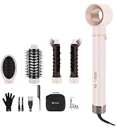 5 in 1 Blow Dryer Brush IG INGLAM MegaAir Hair Styler Brushless Hair Dryer Brush Left/Right Air A...