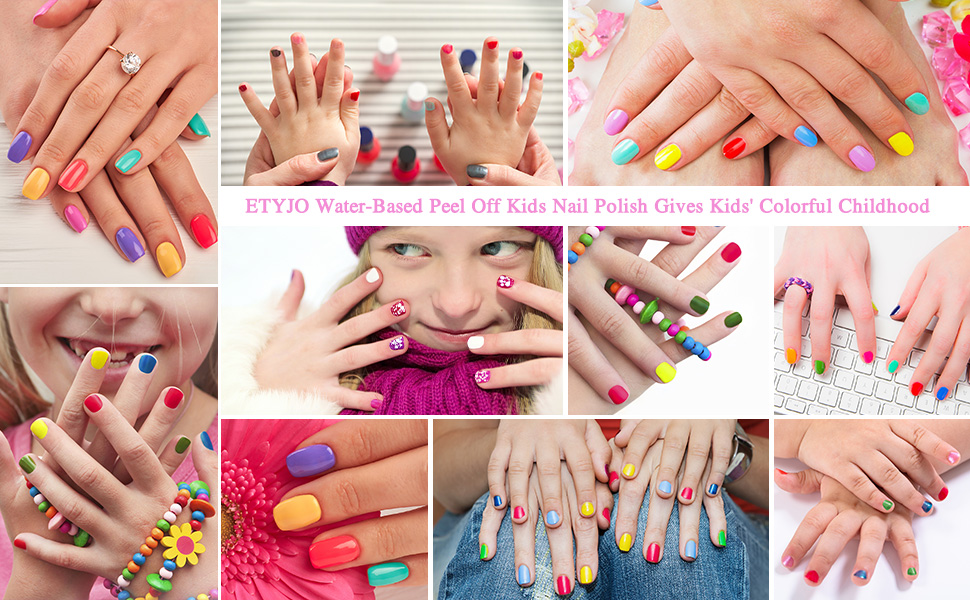 water based nail polish for kids kids fingernail polish girls nails for kids age 8-12