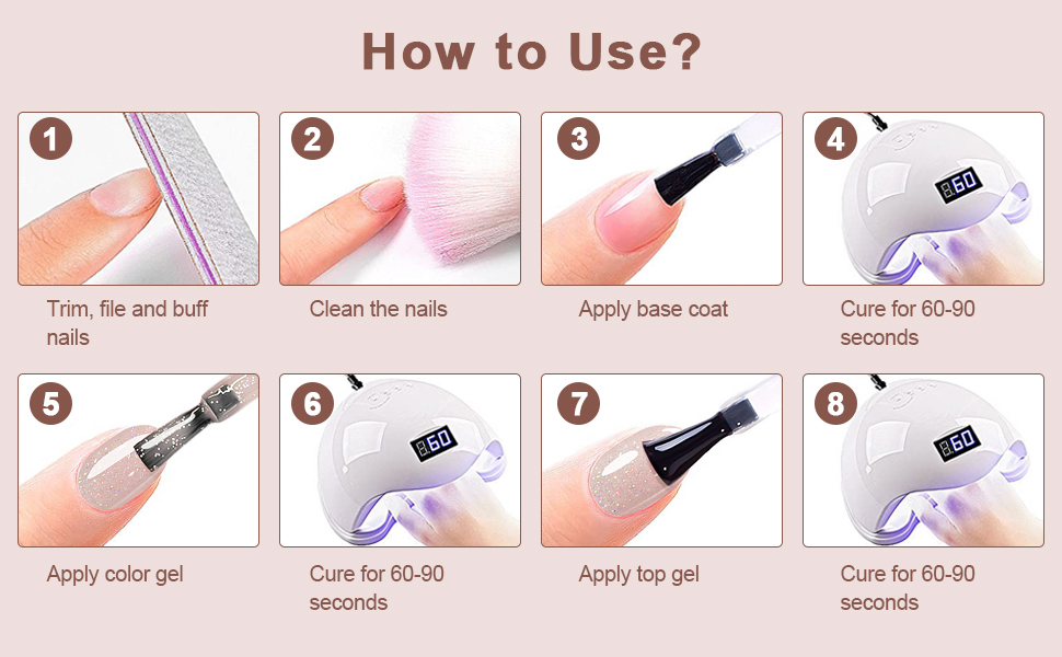 glitter nude gel polish shimmer nude gel polish
