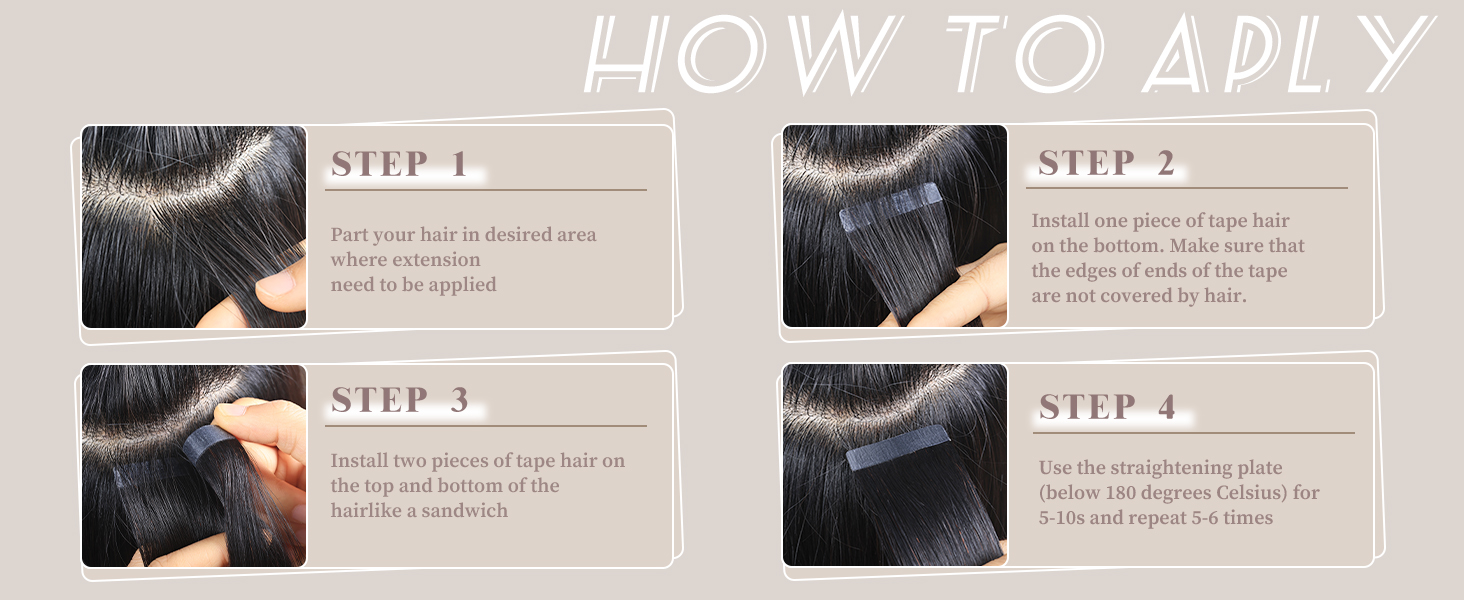 tape ins human hair extensions