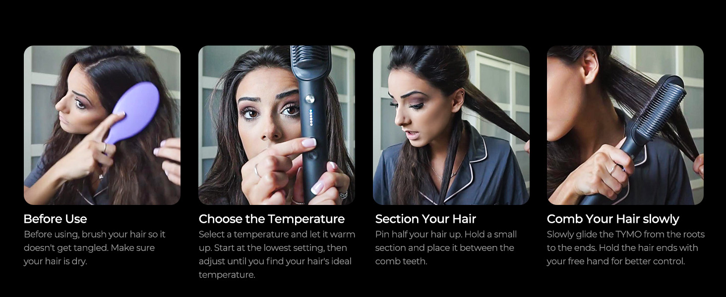 Hair Straightener Brush