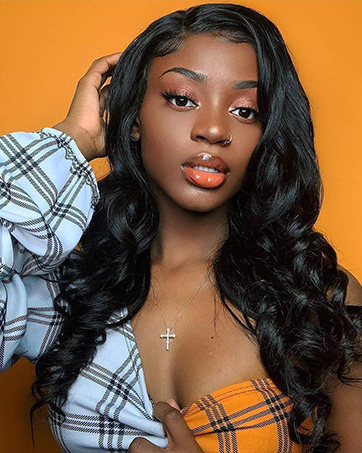 body wave lace front wigs human hair