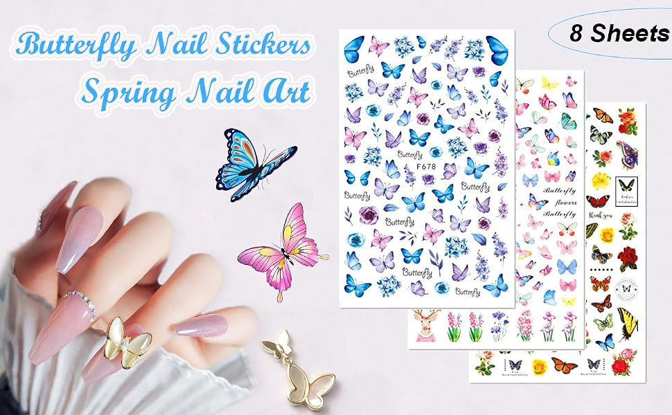 Butterfly Nail Stickers