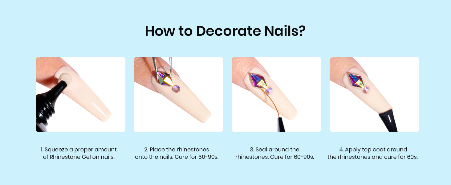 Nail Rhinestone Glue for Nails