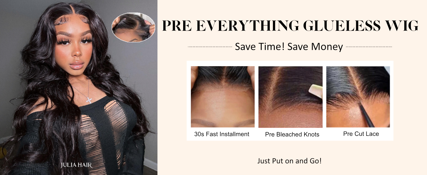 put on and go body wave 13x4 lace front wigs