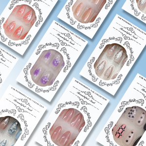 press on nails medium almond