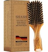Since 1869 Hand Made in Germany - Robust Craftsman 100% Boar Bristle Hair Brush for Men, Suitable...