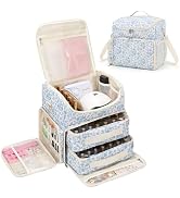CUBETASTIC Extra Large Nail Polish Organizer Case Holds 86 to 100+ Bottles Nail Polish & Nail Lam...