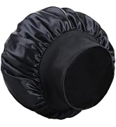 GOO GOO Satin Bonnet for Sleeping, Satin Bonnet for Women and Men, Soft Hair Bonnet with Wide Ela...