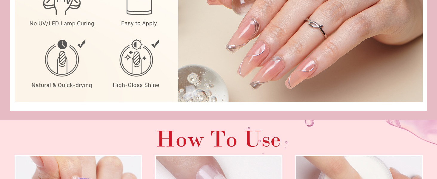 nail repair kit for cracked natural nail