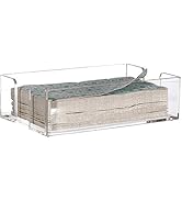 Cq acrylic Clear Napkin Holders for kitchen,Guest Towel Basket,PaperTowel Holder in Clear,Cocktai...