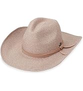 Wallaroo Women’s Denver Cowboy Hat (Taupe) – Modern Western Style | 3-Inch Brim | Adjustable 58 c...