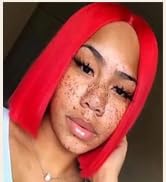 red bob wigs human hair