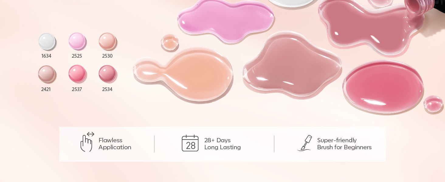 jelly gel nail polish set