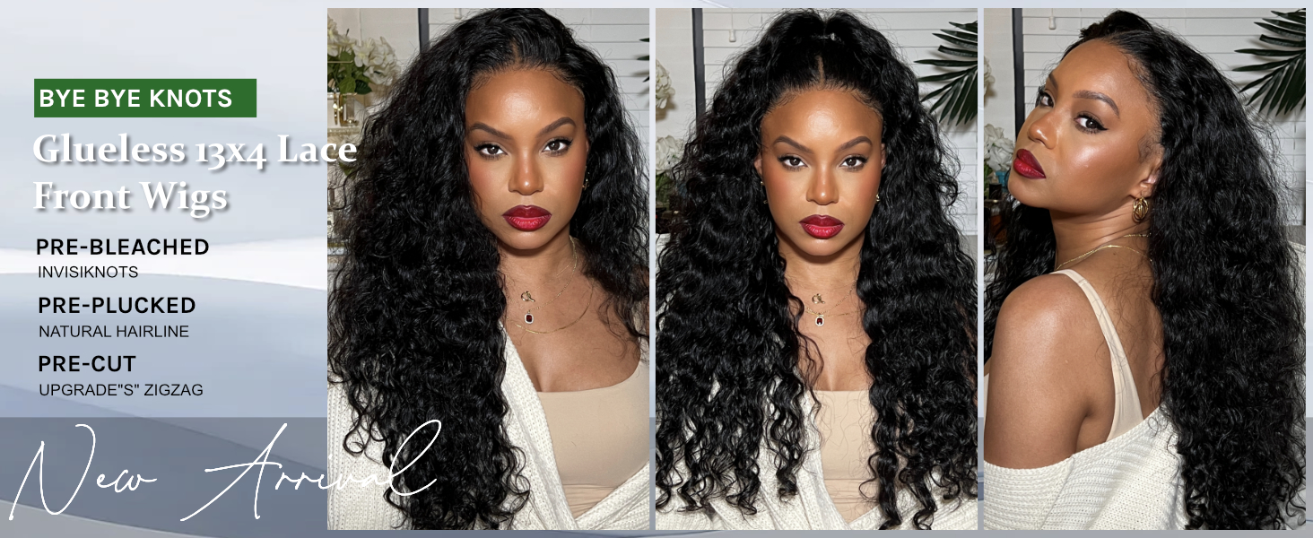 klaiyi pre plucked pre cut water wave wig