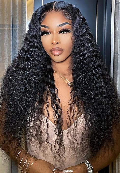 Wig for Beginners Black Women Glueless 180 Density 100% Brazilian Virgin Human Hair