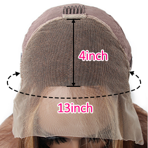 Transparent lace front wigs