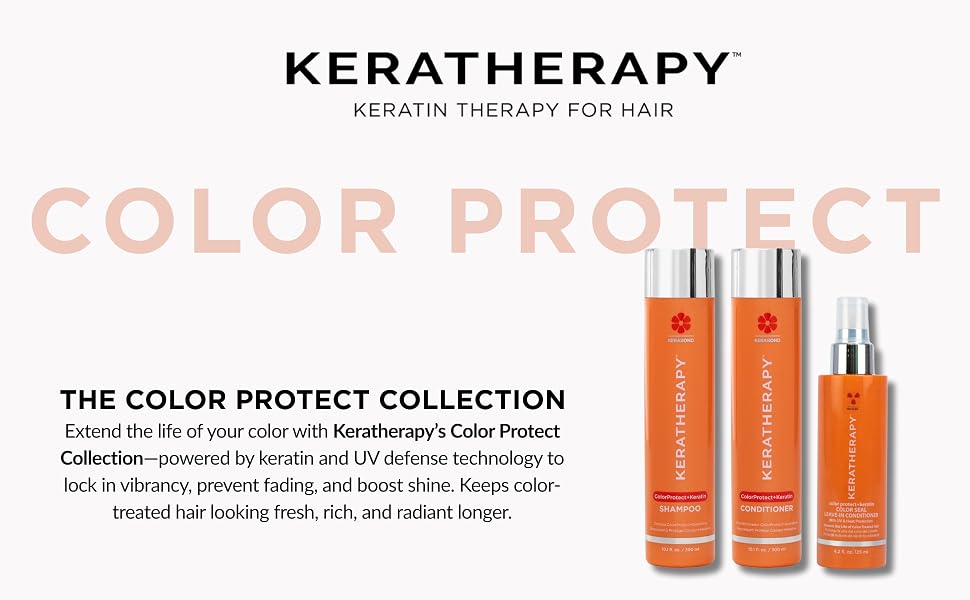Prevent your hair color from fading with our color protector shampoo & conditioner