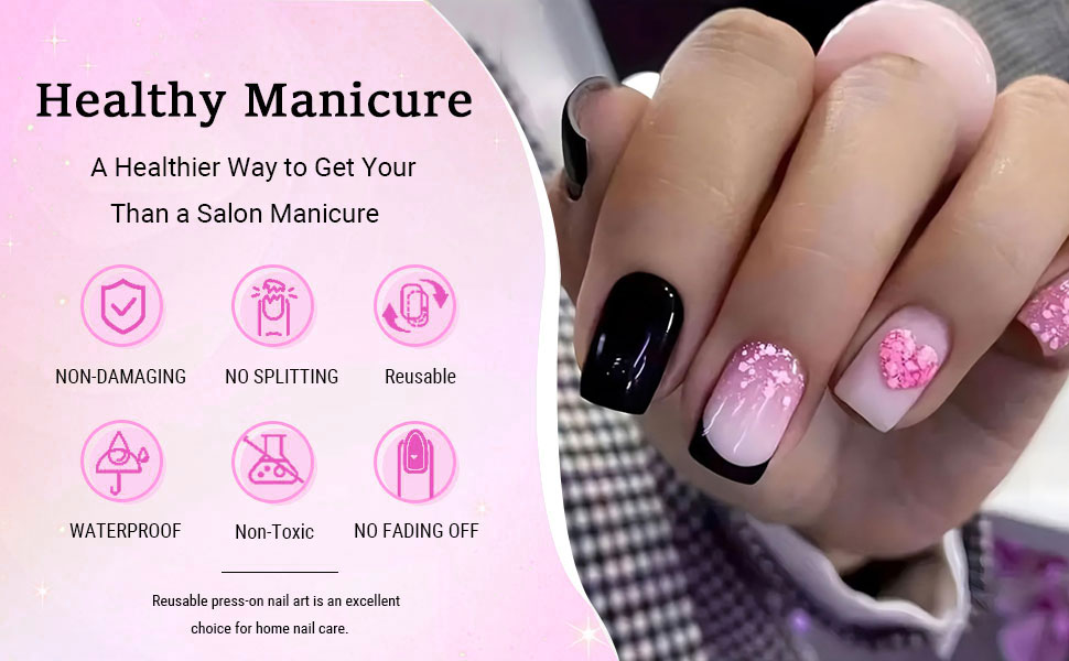 Valentines Day Press On Nails