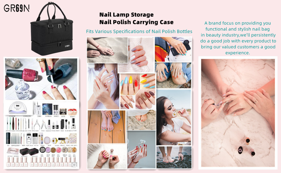 nail storage organizer box