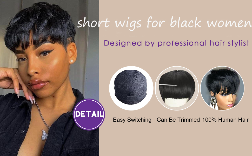 short wigs for black women
