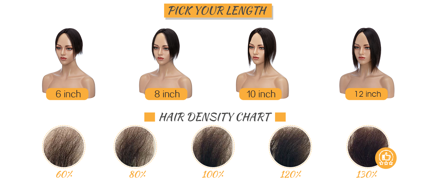 hair toppers for women real human hair topper for women with thinning hair
