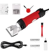 DUCKBOY Horse Clipper 380W Professional Heavy Duty Horse Grooming Kit Electric Animal Grooming Cl...