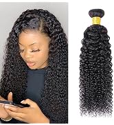 Viyaviya Kinky Curly Human Hair 30 Inch 1 Bundle Brazilian Virgin Bundles Remy Extensions Natural...