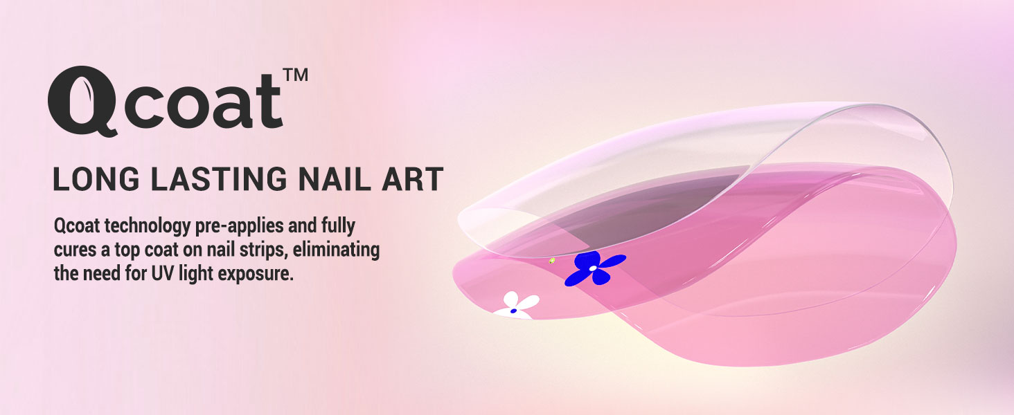 Qcoat gel nail strips
