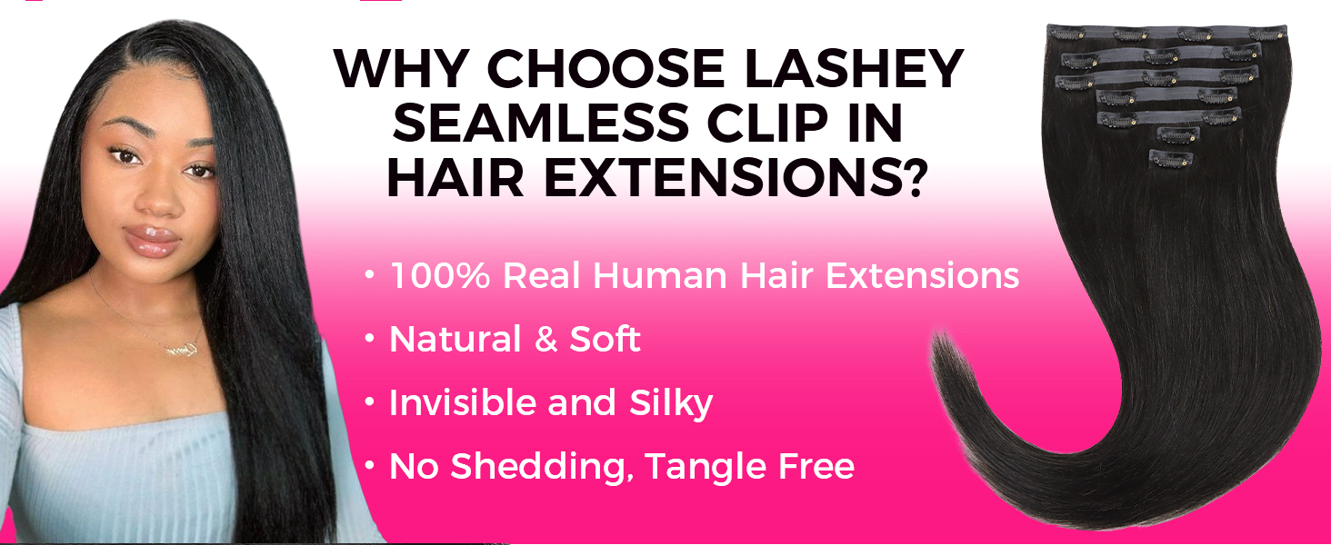 seamless clip in hair