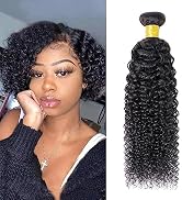 Viyaviya Kinky Curly Human Hair Bundles 10A Grade Brazilian Weave 1 Bundles Virgin Human 100% Unp...