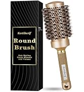 Kertiberif Round Brush for Blow Out, Round Hair Brush for Blow Drying, Nano Ceramic & Ionic Tech ...