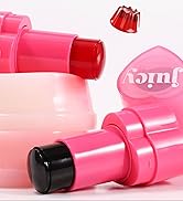 Water Jelly Tint Blush, 3-In-1 Multi-Use Blush Cream Blush Stick for Eyes, Cheeks & Lips, Hydrati...