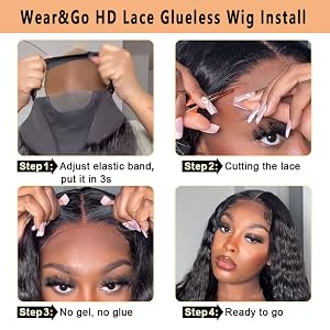 glueless wigs human hair