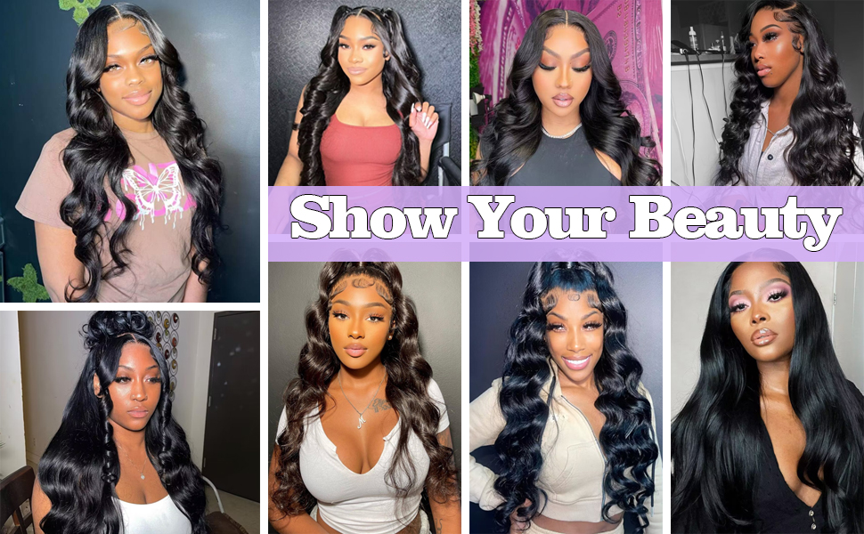 body wave human hair wig