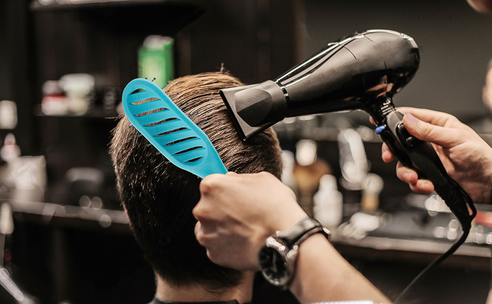 FIXBODY Curved Vent Hair Brush for Blow Drying, Styling and Solon