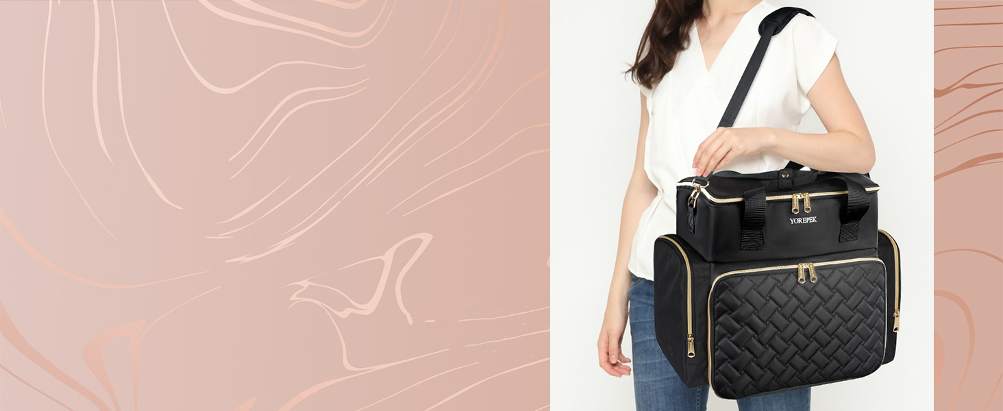 Nail polish shoulder bag 