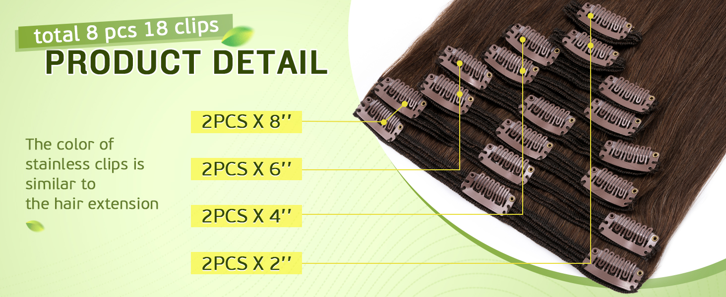 seamless clip in hair extensions human hair