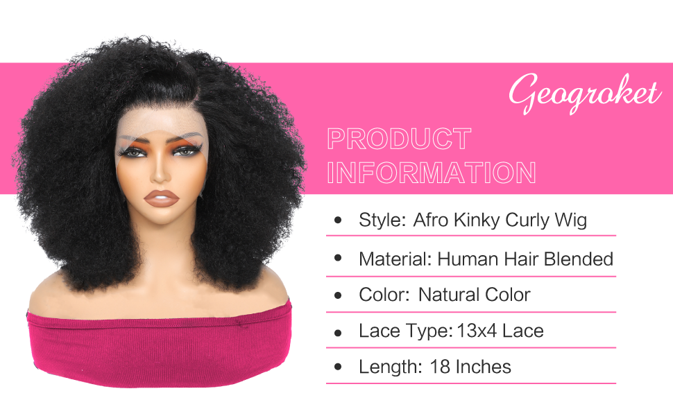 Afro Kinky Curly Wig