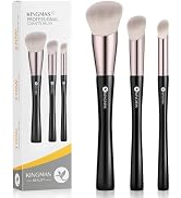 KINGMAS Angled Foundation Brush Concealer Brush, Premium Kabuki Makeup Brush for Liquid, Blending...