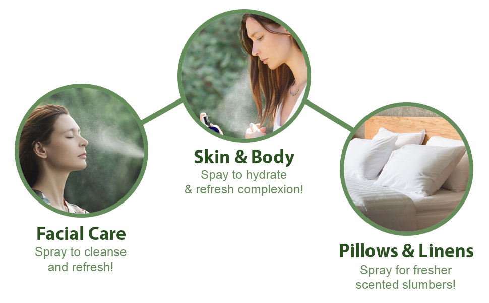 cocojojo hydrosols are versatile for facial care, body spray and scents