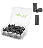 Lavinda Sanding Bands for Nail Drill with 3.1mm Mandrel Bit, 80 Piece Set Mini Small Sanding Band...