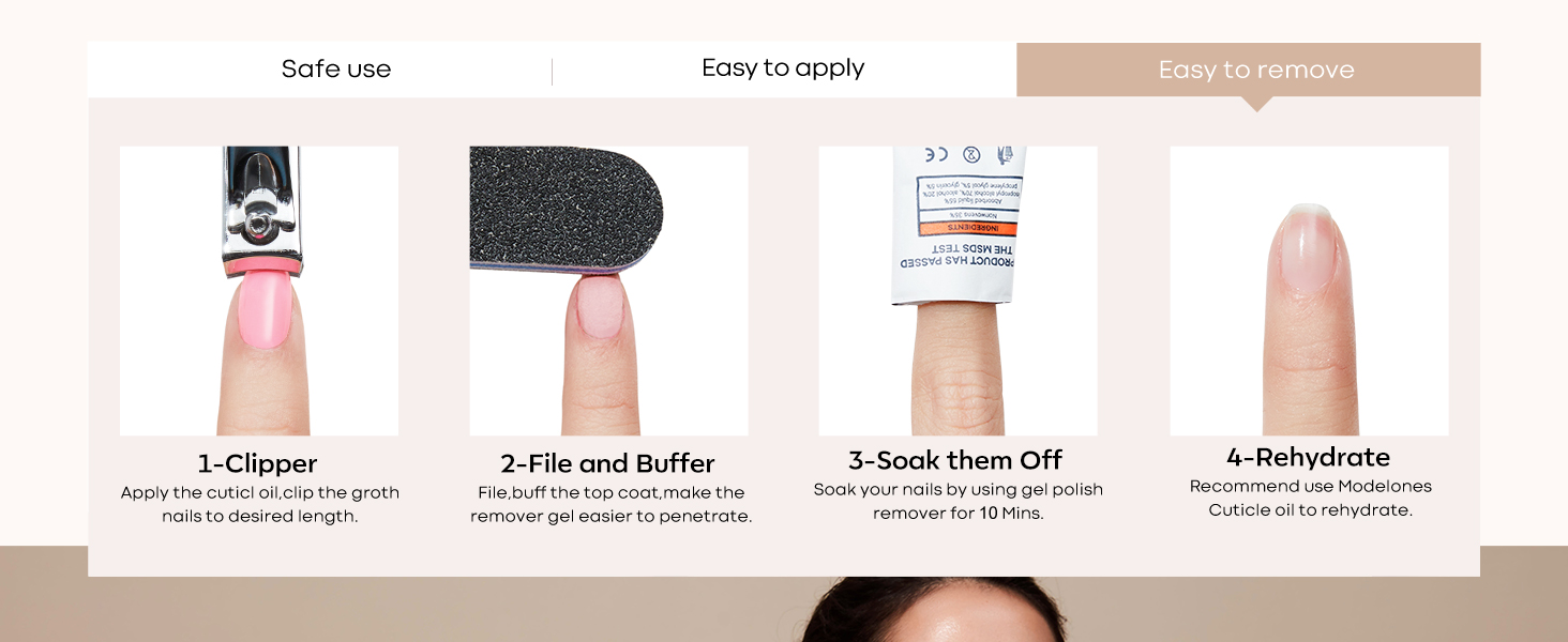 easy to remove gel polish set