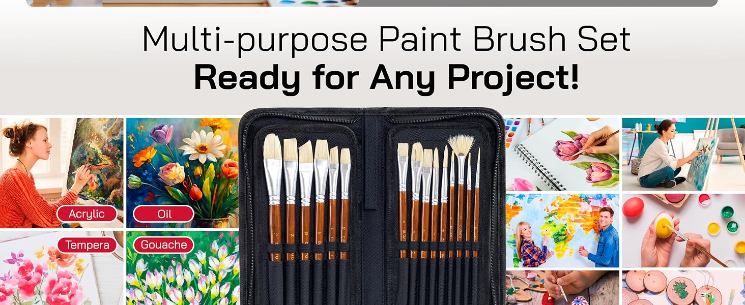 acrylic paint brush