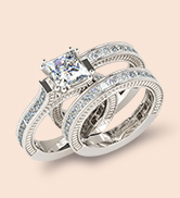 Engagement Anniversary Promise Ring Bridal Sets
